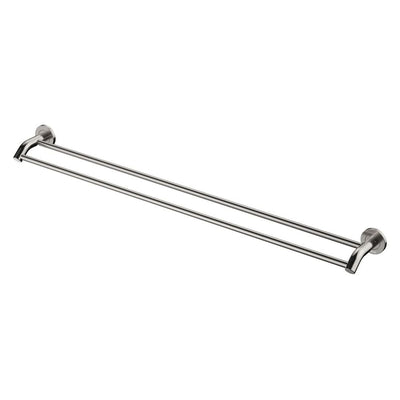 Fienza Kaya/Hustle 900mm Double Towel Rail, Brushed Nickel