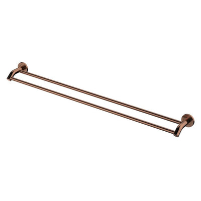 Fienza Kaya Double Towel Rail 900mm, Brushed Copper