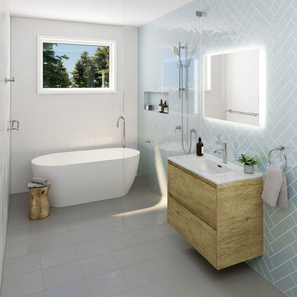 Fienza Kaya/Hustle 900mm Double Towel Rail, Chrome
