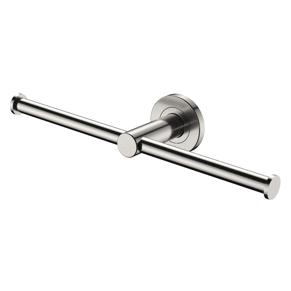 Fienza Kaya Double Roll Holder, Brushed Nickel
