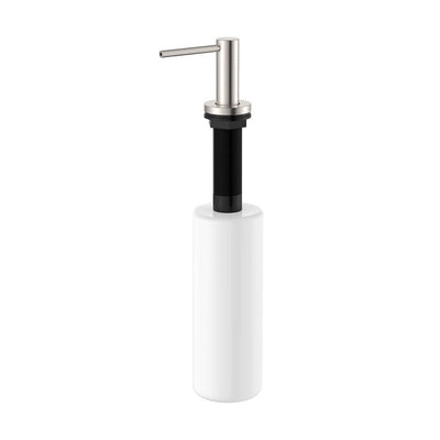 Fienza Kaya Bench Mounted Soap Dispenser, Brushed Nickel