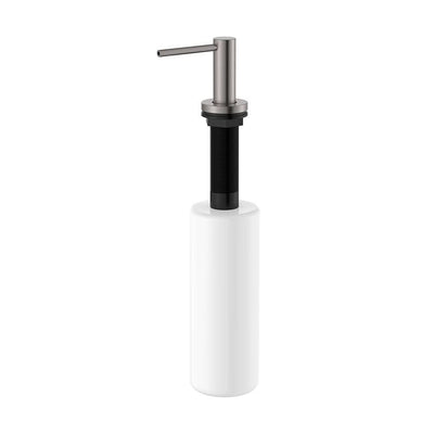 Fienza Kaya Bench Mounted Soap Dispenser, Gun Metal