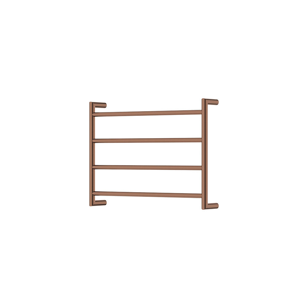 Fienza Kaya Heated Towel Rail, 600 x 450mm, Brushed Copper