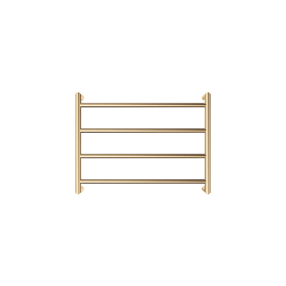 Fienza Kaya Heated Towel Rail, 600 x 450mm, Urban Brass