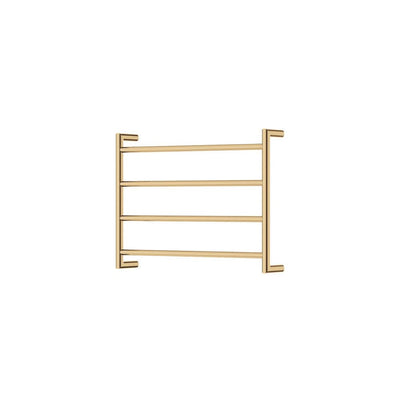 Fienza Kaya Heated Towel Rail, 600 x 450mm, Urban Brass