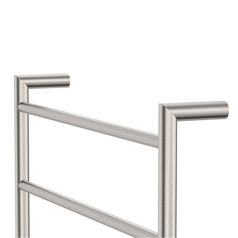 Fienza Kaya Heated Towel Rail, 600 x 800mm, Brushed Nickel