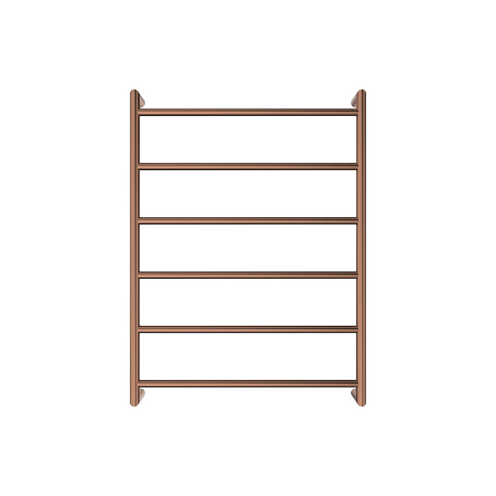Fienza Kaya Heated Towel Rail, 600 x 800mm, Brushed Copper
