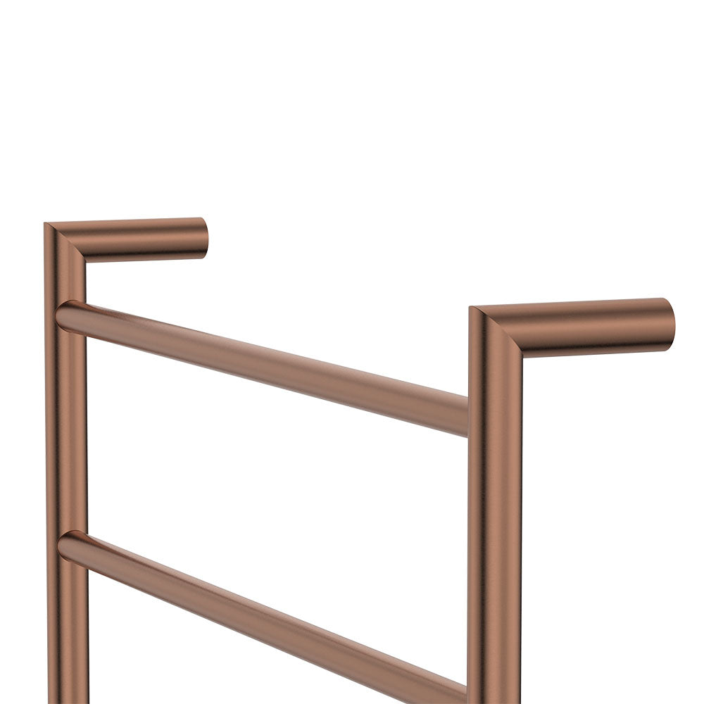 Fienza Kaya Heated Towel Rail, 600 x 800mm, Brushed Copper