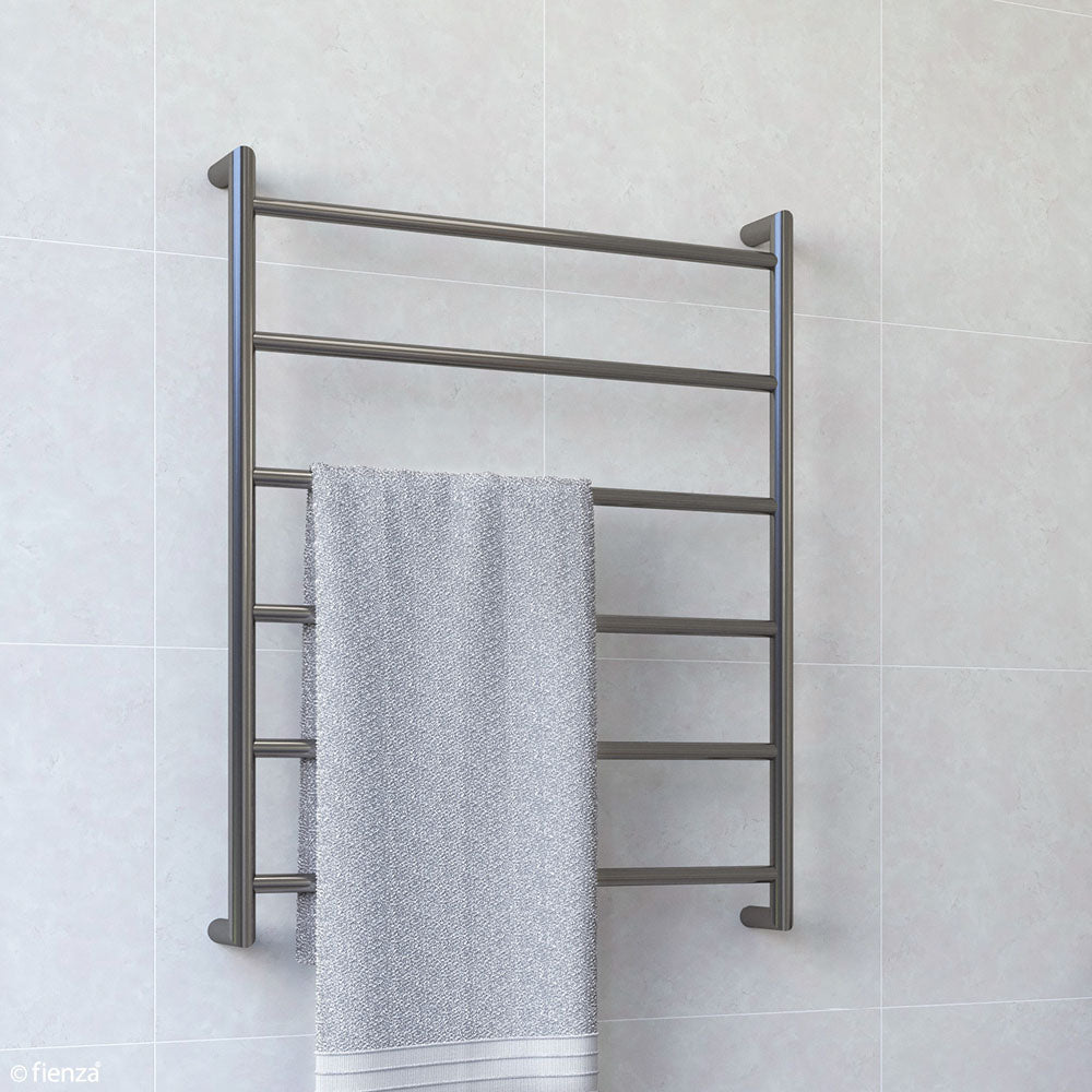 Fienza Kaya Heated Towel Rail, 600 x 800mm, Gun Metal