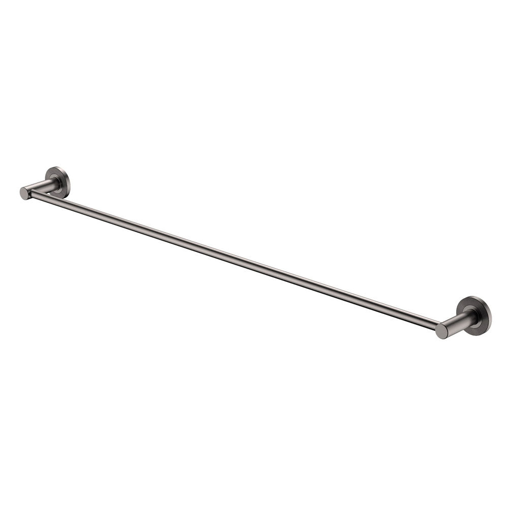 Fienza Axle Single Towel Rail 900mm, Gun Metal