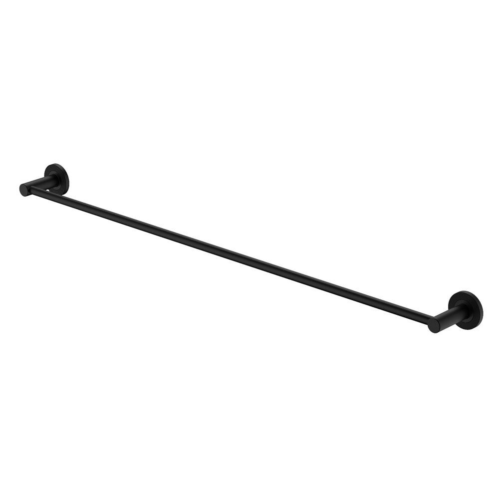 Fienza Axle Single Towel Rail 900mm, Matte Black