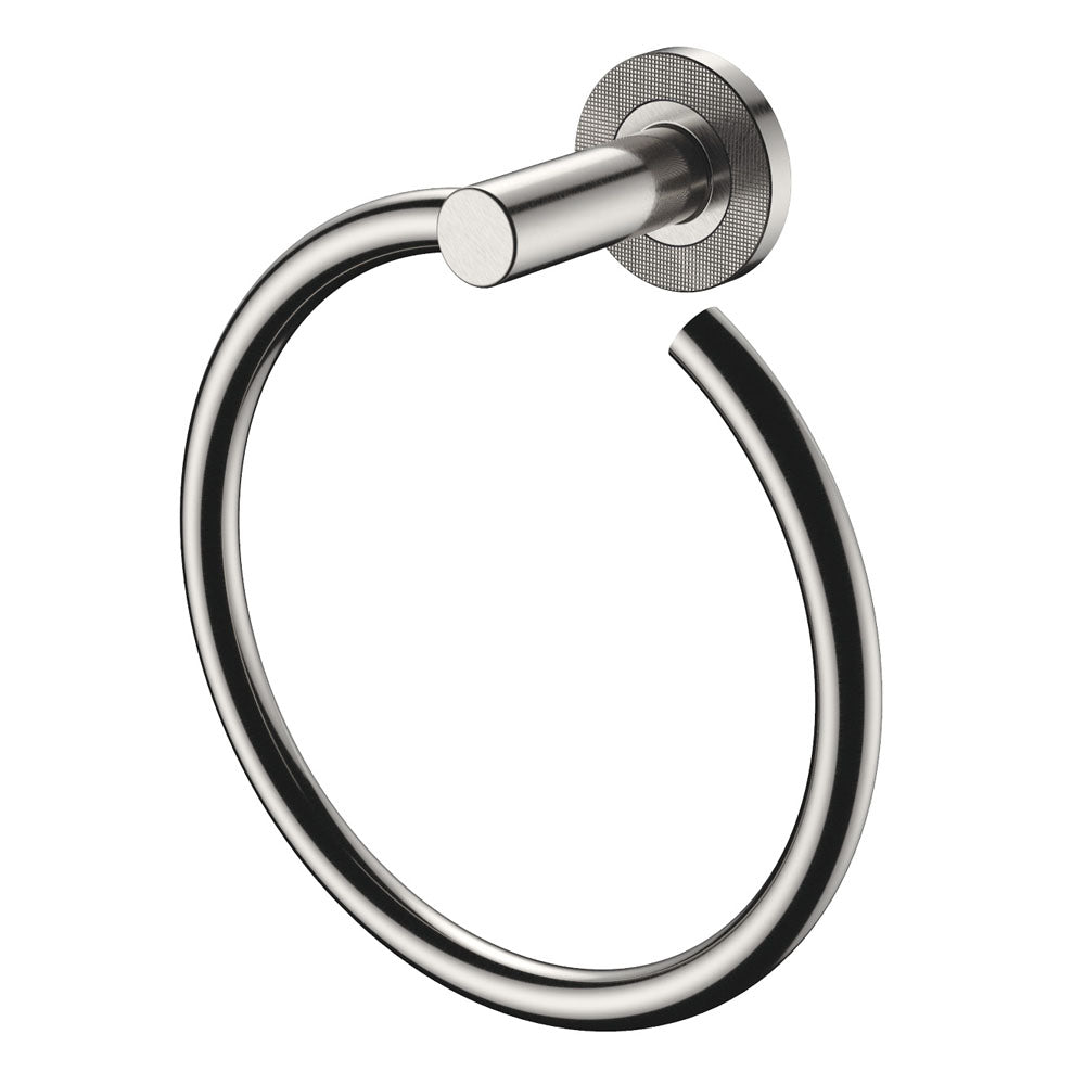 Fienza Axle Towel Ring, Brushed Nickel