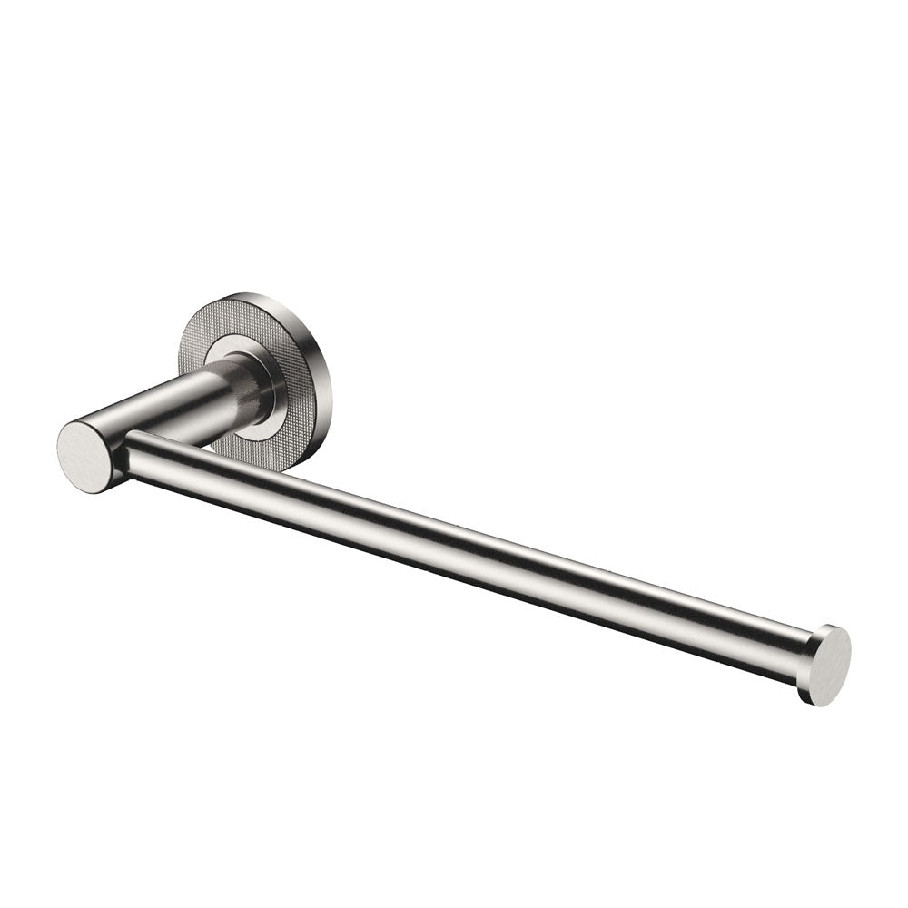 Fienza Axle Dual Purpose Towel Rail Roll Holder, Brushed Nickel