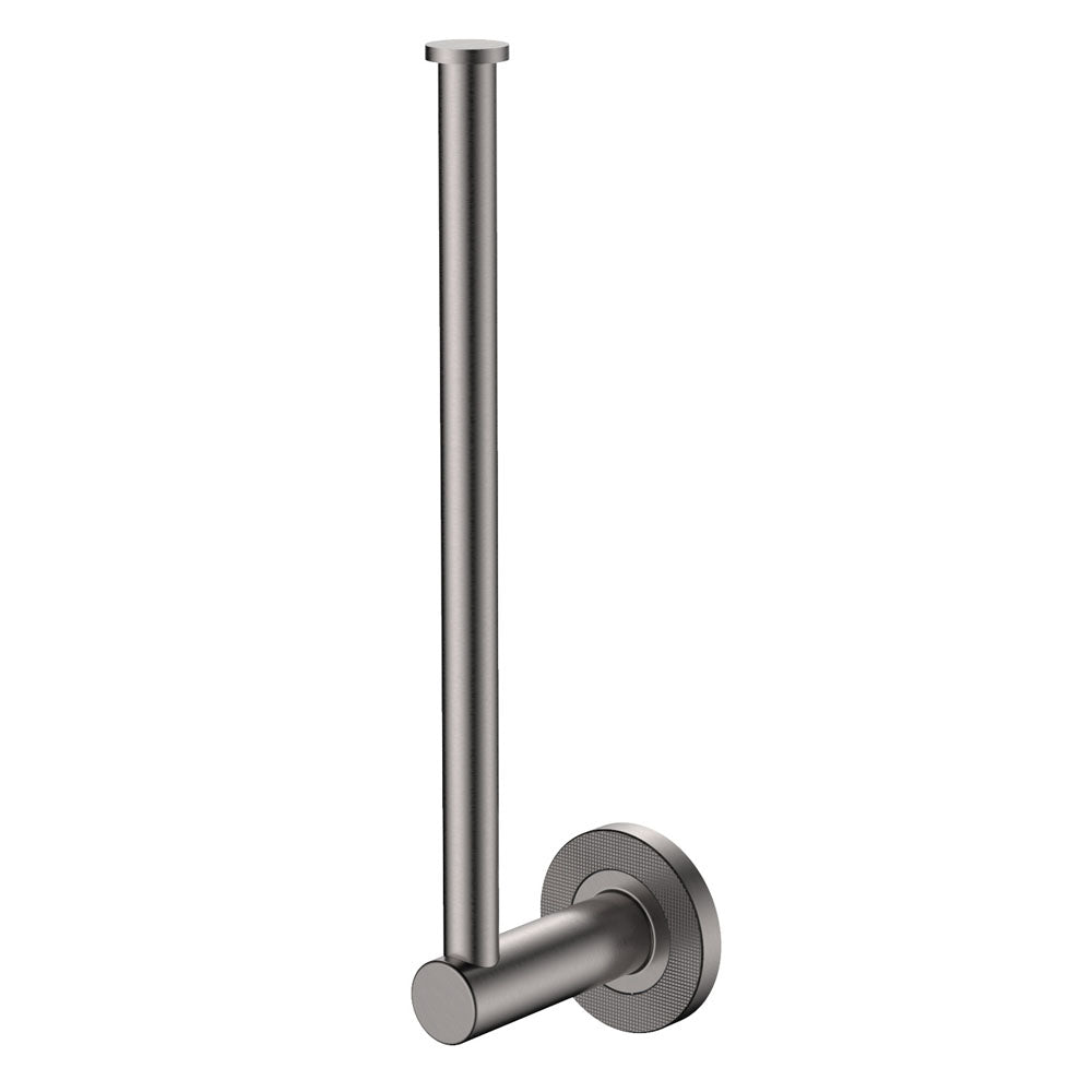Fienza Axle Dual Purpose Towel Rail Roll Holder, Brushed Nickel