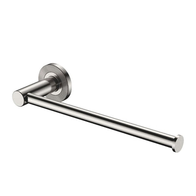 Fienza Axle Dual Purpose Towel Rail Roll Holder, Brushed Nickel