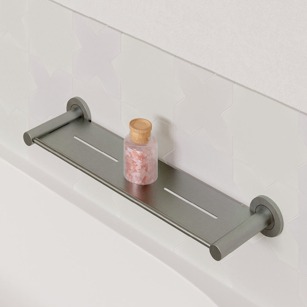 Fienza Axle Shower Shelf, Brushed Nickel