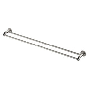 Fienza Axle Double Towel Rail 900mm, Brushed Nickel