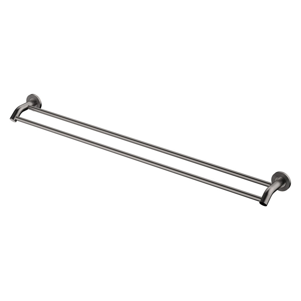 Fienza Axle Double Towel Rail 900mm, Gun Metal