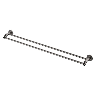 Fienza Axle Double Towel Rail 900mm, Gun Metal