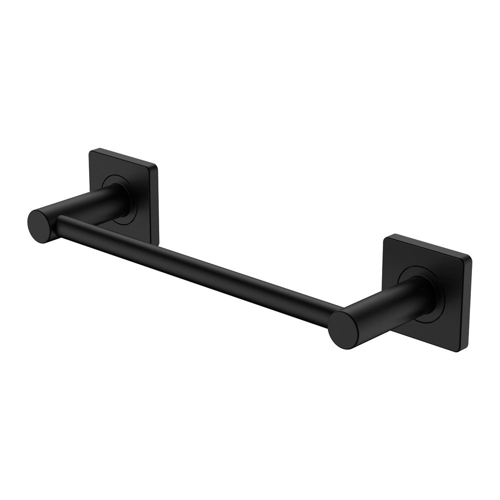Fienza Sansa Single Towel Rail 300mm, Matte Black