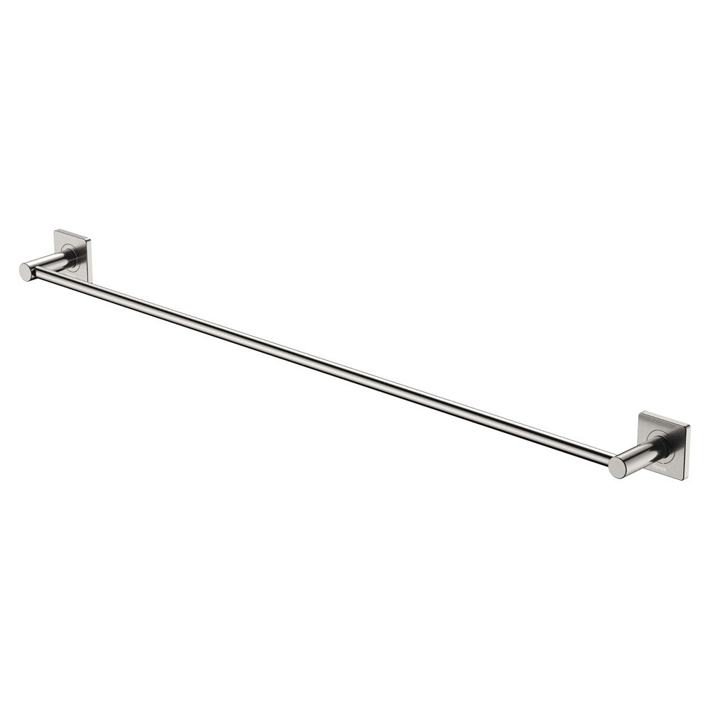 Fienza Sansa Single Towel Rail 900mm, Brushed Nickel