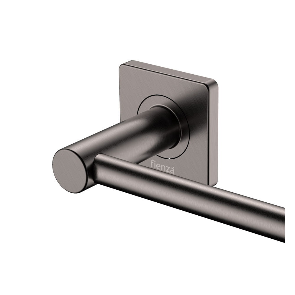 Fienza Sansa Single Towel Rail 900mm, Gun Metal