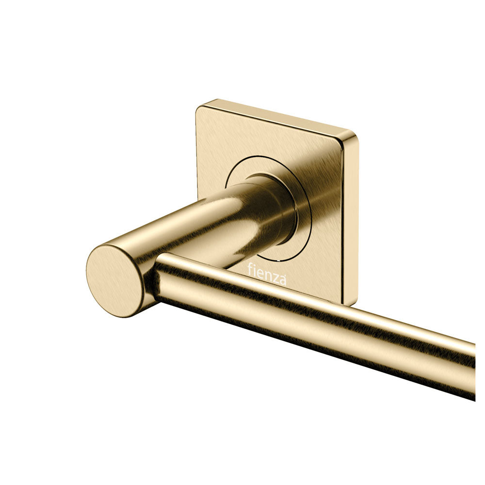 Fienza Sansa Single Towel Rail 900mm, Urban Brass