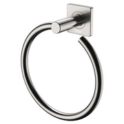 Fienza Sansa Towel Ring, Brushed Nickel