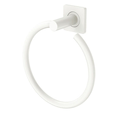 Fienza Sansa Towel Ring, Matte White