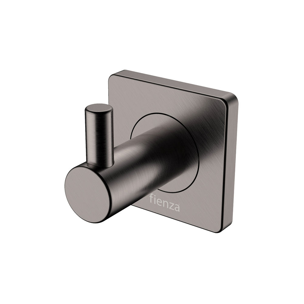Fienza Sansa Single Robe Hook, Gun Metal