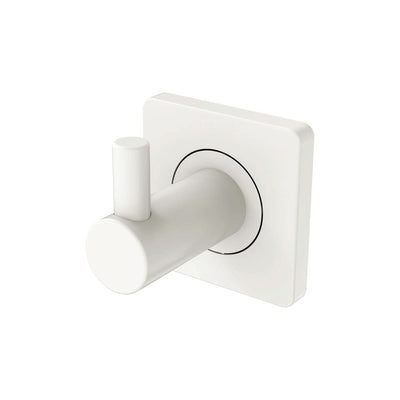 Fienza Sansa Single Robe Hook, Matte White