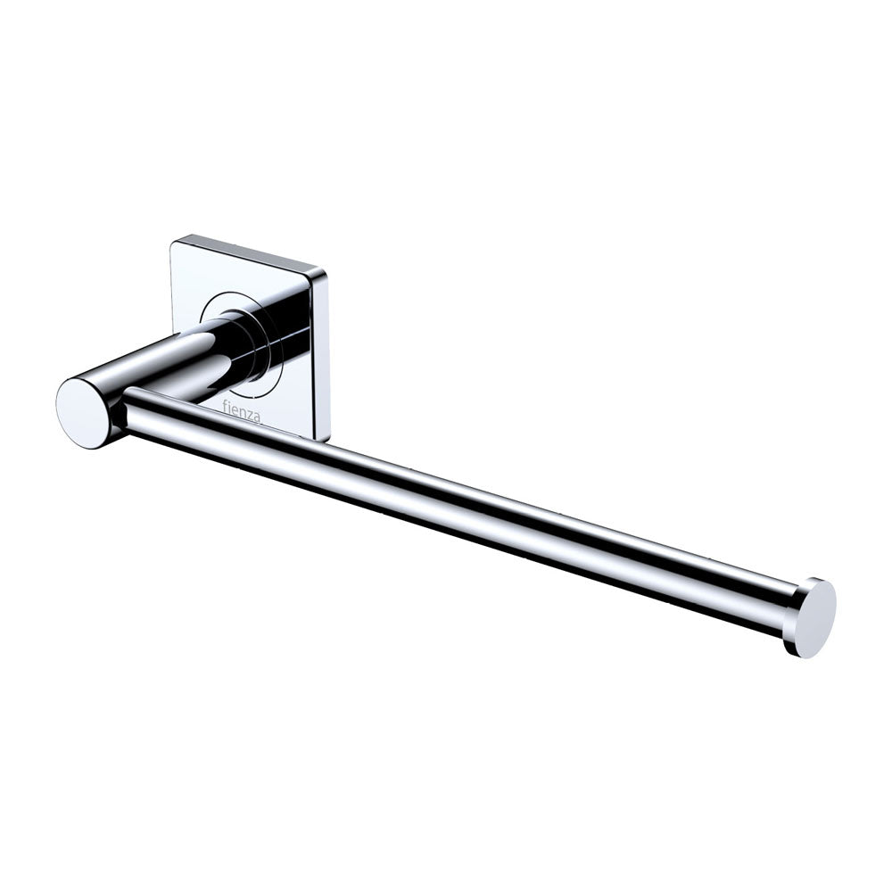 Fienza Sansa Dual Purpose Towel Rail Roll Holder, Chrome