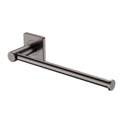 Fienza Sansa Dual Purpose Towel Rail Roll Holder, Gun Metal
