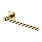 Fienza Sansa Dual Purpose Towel Rail Roll Holder, Urban Brass
