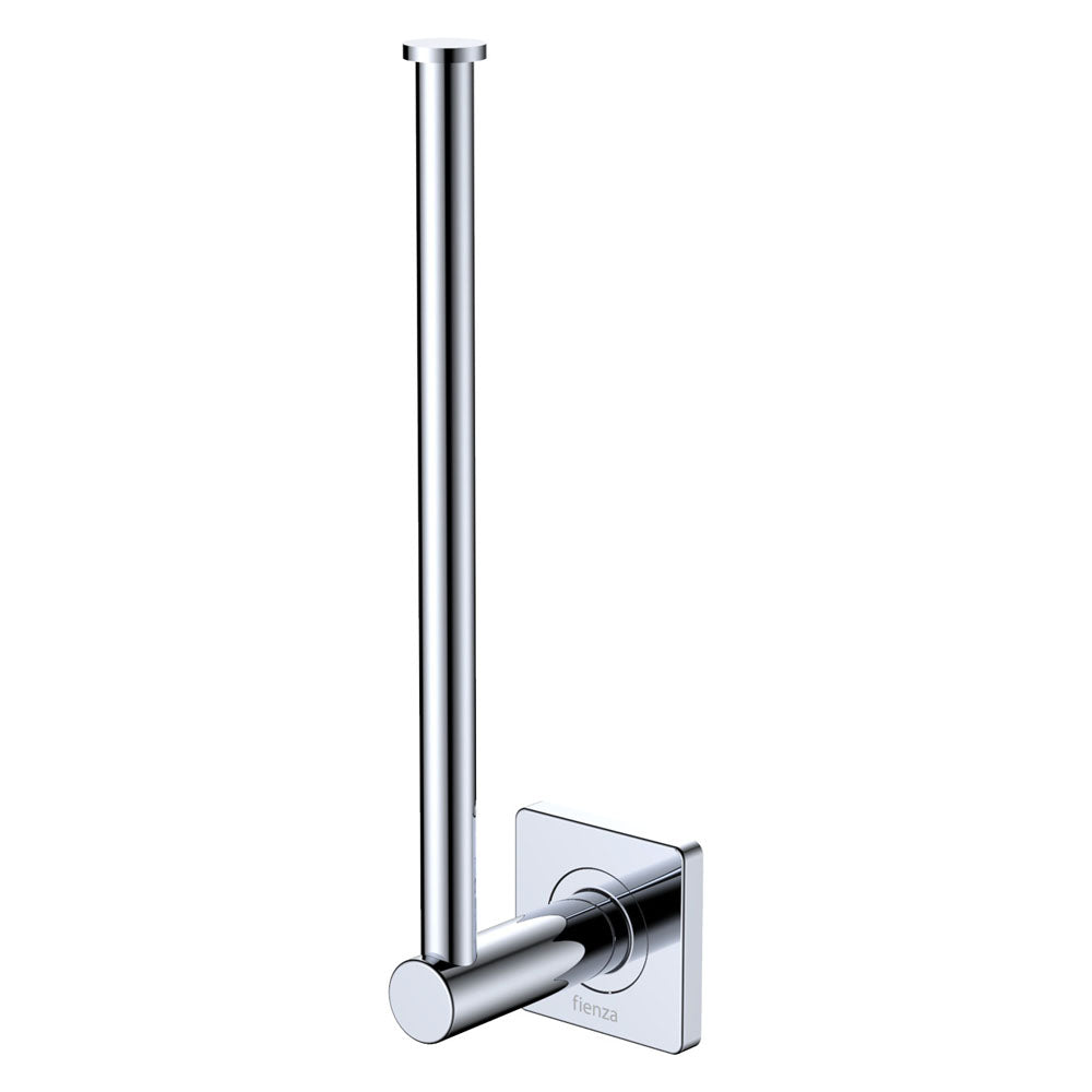 Fienza Sansa Dual Purpose Towel Rail Roll Holder, Chrome
