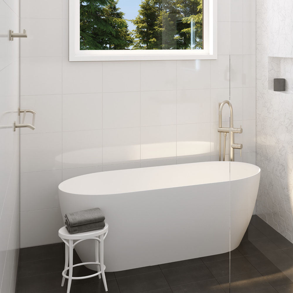 Fienza Sansa Double Towel Rail 900mm, Brushed Nickel