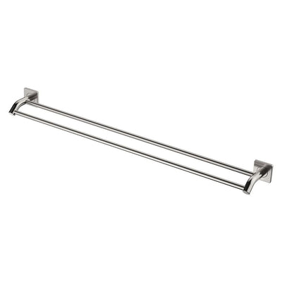 Fienza Sansa Double Towel Rail 900mm, Brushed Nickel