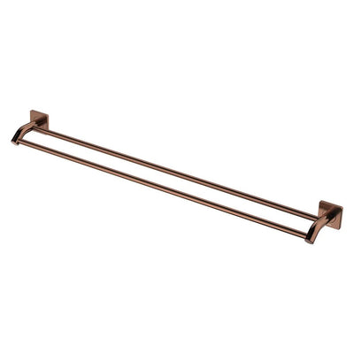 Fienza Sansa Double Towel Rail 900mm, Brushed Copper