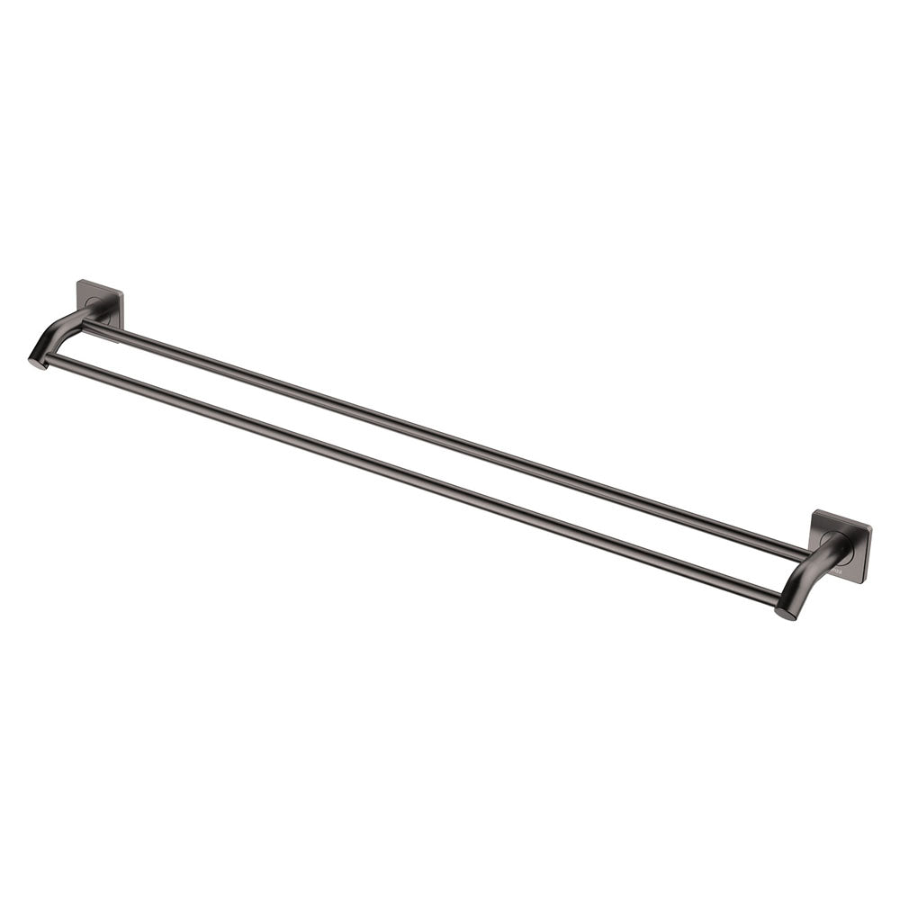 Fienza Sansa Double Towel Rail 900mm, Gun Metal