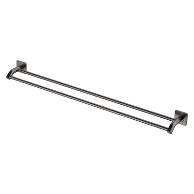 Fienza Sansa Double Towel Rail 900mm, Gun Metal