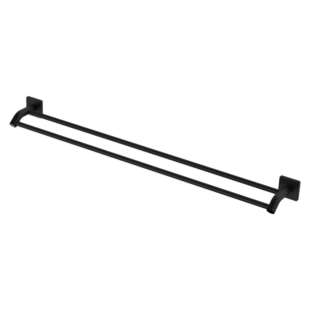 Fienza Sansa Double Towel Rail 900mm, Matte Black