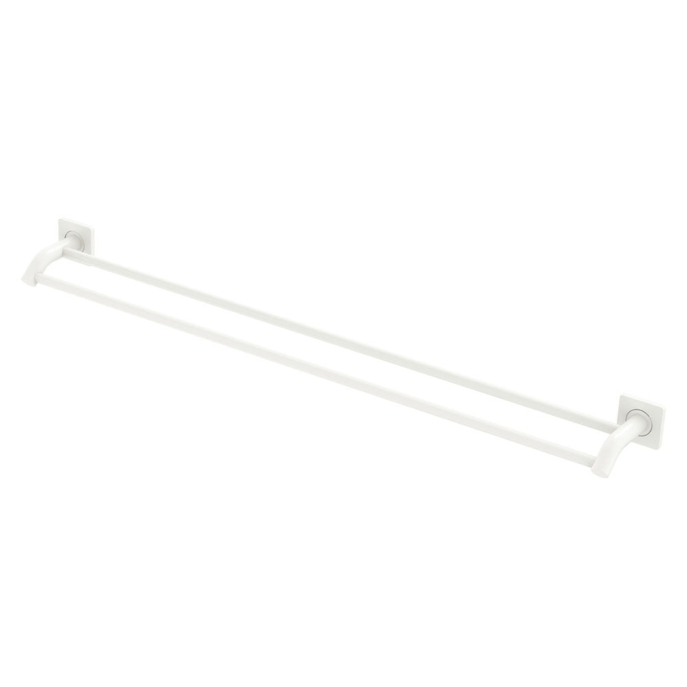 Fienza Sansa Double Towel Rail 900mm, Matte White