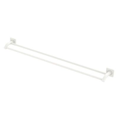 Fienza Sansa Double Towel Rail 900mm, Matte White