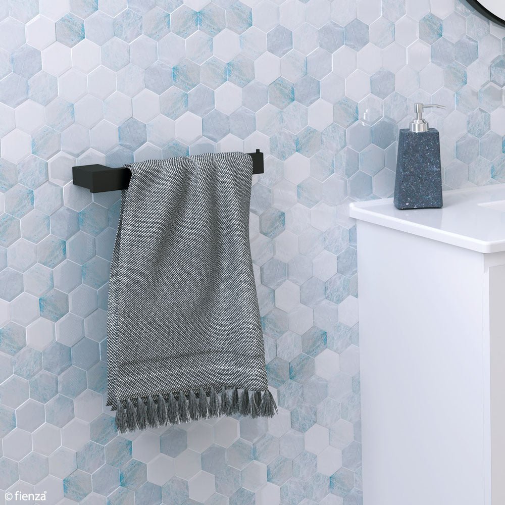 Fienza Koko Hand Towel Holder, Matte Black