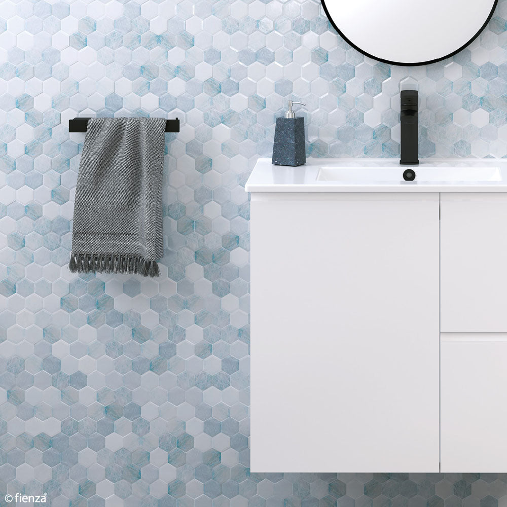 Fienza Koko Hand Towel Holder, Matte Black