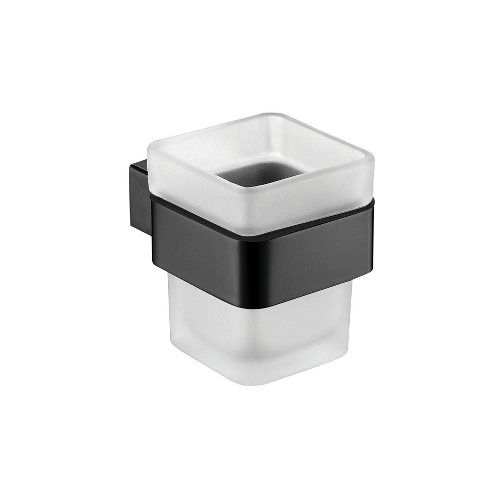Fienza Koko Tumbler and Holder, Matte Black