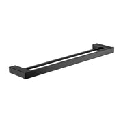 Fienza Koko Double Towel Rail 610mm, Matte Black