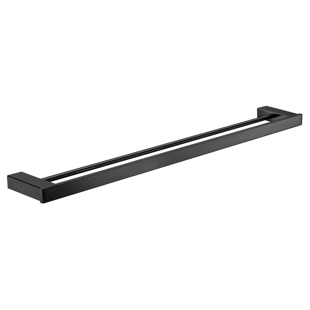 Fienza Koko Double Towel Rail 810mm, Matte Black