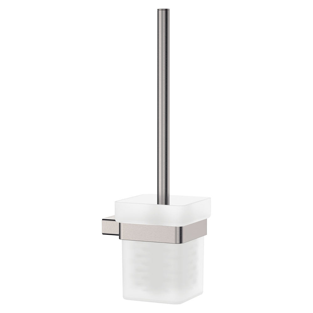 Fienza Tono Toilet Brush and Holder, Brushed Nickel