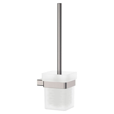 Fienza Tono Toilet Brush & Holder, Brushed Nickel